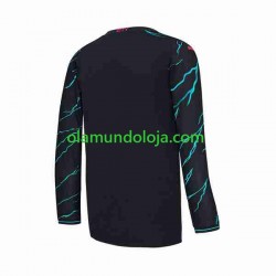 Camisola Manchester City Homem Equipamento Terceiro 2023-2024 Manga Comprida